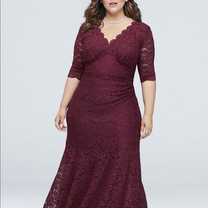 Burgundy Dress